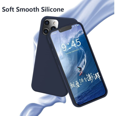 Dėklas Soft silicone by X-level Apple iPhone 14 Pro Max tamsiai mėlynas 1