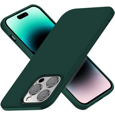 Dėklas X-Level Dynamic Apple iPhone 14 Pro Max tamsiai žalias 1