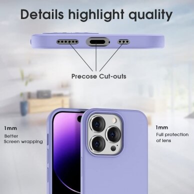 Dėklas X-Level Dynamic Apple iPhone 14 Pro Max violetinis 3