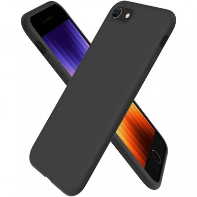Dėklas Soft silicone by X-level Apple iPhone 7/8/SE 2020/SE 2022 juodas