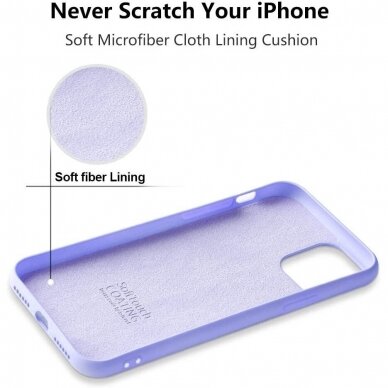 Dėklas Soft silicone by X-level Apple iPhone 7/8/SE2020/SE2022 purpurinis 1