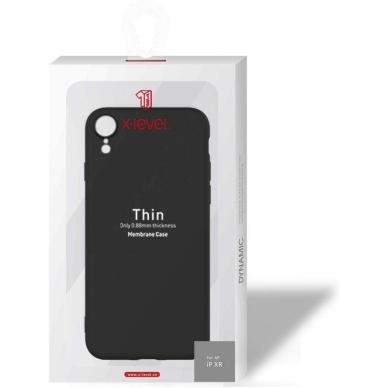 Dėklas Soft silicone by X-level Apple Iphone Xr Juodas 5
