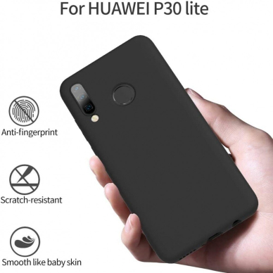 Dėklas Soft silicone by X-level Huawei P30 Lite Juodas  3