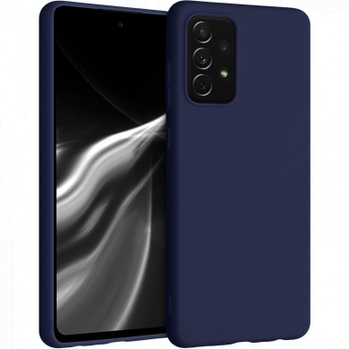 Dėklas Soft silicone by X-level Samsung A13 4G tamsiai mėlynas