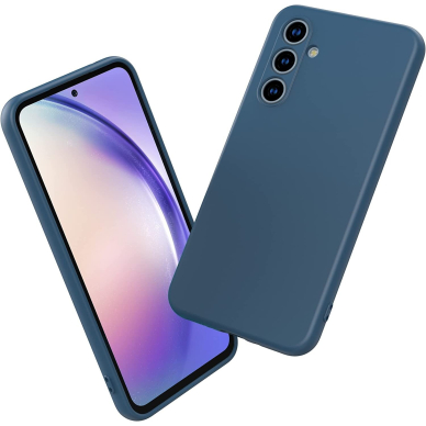 Dėklas Soft silicone by X-level Samsung A146 A14 5G tamsiai mėlynas