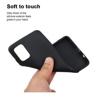 Dėklas Soft silicone by X-level Samsung A217 A21S Juodas 4