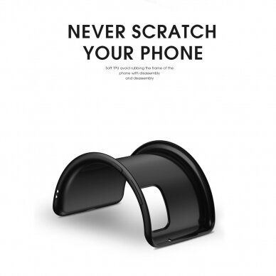 Dėklas Soft silicone by X-level Samsung A217 A21S Juodas 3