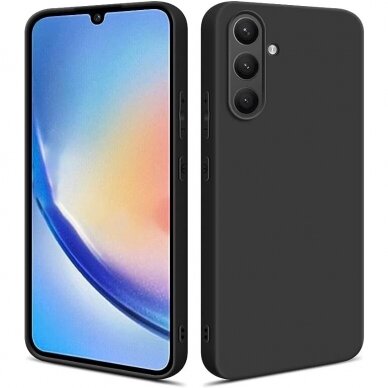 Dėklas Soft silicone by X-level Samsung A346 A34 5G juodas