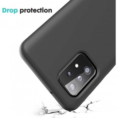 Dėklas Soft silicone by X-level Samsung A52/ A52s juodas  1