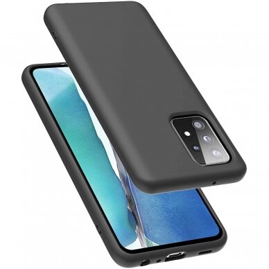 Dėklas Soft silicone by X-level Samsung A52/ A52s juodas
