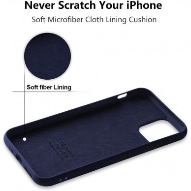Dėklas Soft silicone by X-level Samsung G780 S20 FE/S20 Lite tamsiai mėlynas  1
