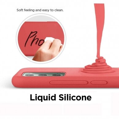 Dėklas Soft silicone by X-level Samsung S20 Fe/S20 Lite Raudonas 1