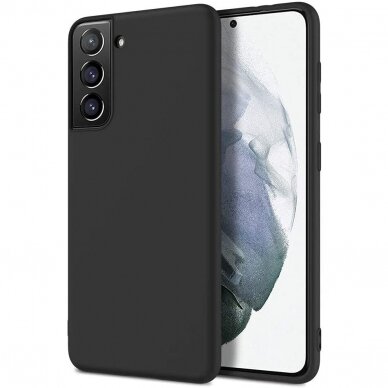 Dėklas Soft silicone by X-level Samsung S21 FE juodas