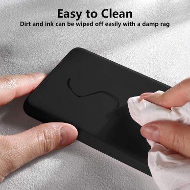 Dėklas Soft silicone by X-level Samsung S21 FE juodas  2