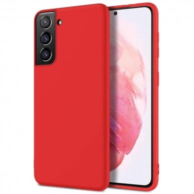 Dėklas Soft silicone by X-level Samsung S21 FE raudonas
