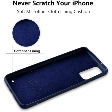 Dėklas Soft silicone by X-level Samsung S21 FE tamsiai mėlynas  1