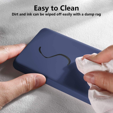 Dėklas Soft silicone by X-level Samsung S21 FE tamsiai mėlynas  2
