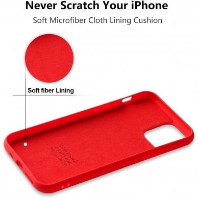 Dėklas Soft silicone by X-level Samsung S916 S23 Plus 5G raudonas 3