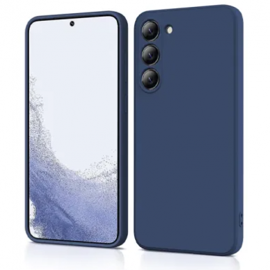 Dėklas Soft silicone by X-level Samsung S916 S23 Plus 5G tamsiai mėlynas