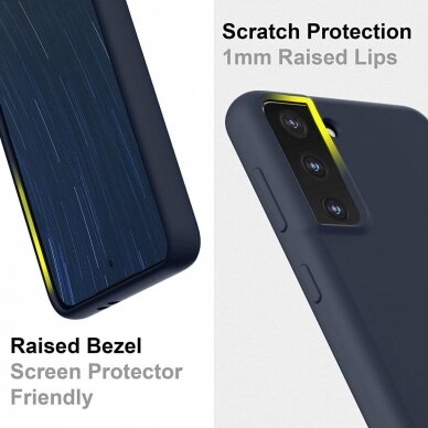 Dėklas Soft silicone by X-level Samsung S916 S23 Plus 5G tamsiai mėlynas 3