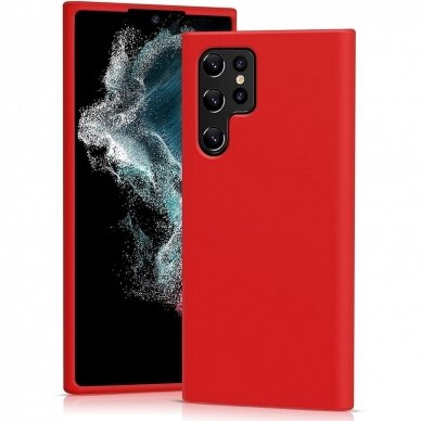Dėklas Soft silicone by X-level Samsung S918 S23 Ultra 5G raudonas