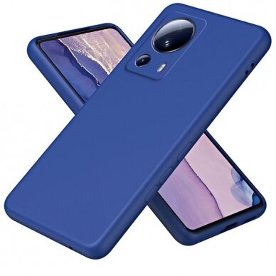Dėklas Soft silicone by X-level Xiaomi 13 Lite tamsiai mėlynas