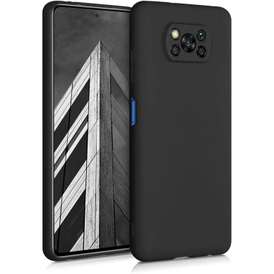 Dėklas Soft silicone by X-level Xiaomi Poco X3/Poco X3 NFC/Poco X3 Pro juodas