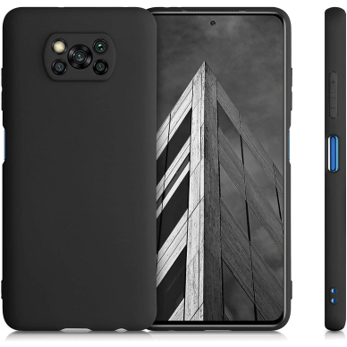 Dėklas Soft silicone by X-level Xiaomi Poco X3/Poco X3 NFC/Poco X3 Pro juodas  1