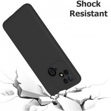 Dėklas Soft silicone by X-level Xiaomi Redmi 10C juodas 1