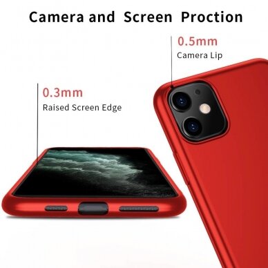 Dėklas X-Level Guardian Apple Iphone 11 Raudonas 2