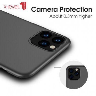 Dėklas X-Level Slim Guard Apple Iphone 12/12 Pro Juodas  1