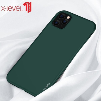 Dėklas X-Level Slim Guard Apple Iphone 12/12 Pro Tamsiai Žalias  1