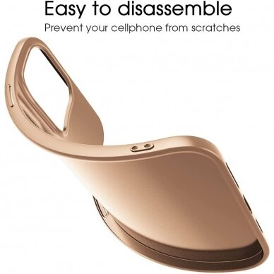 Dėklas X-Level Guardian Apple iPhone 13 auksinis 1 Dėklas X-Level Guardian Apple iPhone 13 auksinis 1