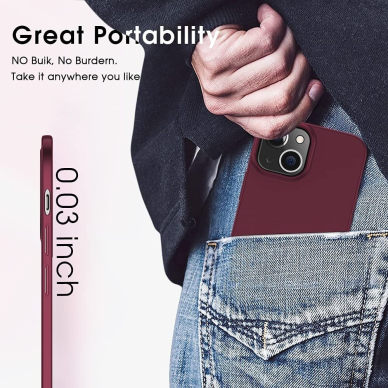 Dėklas X-Level Slim Guard Apple iPhone 13 bordo  2