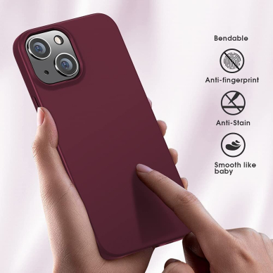 Dėklas X-Level Slim Guard Apple iPhone 13 bordo  3