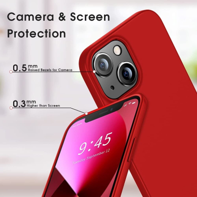 Dėklas X-Level Slim Guard Apple iPhone 13 raudonas  2