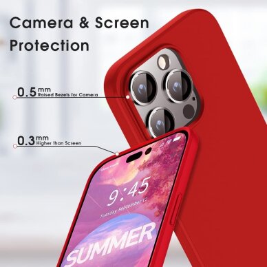 Dėklas X-Level Slim Guard Apple iPhone 16 raudonas 2