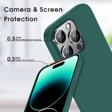 Dėklas X-Level Slim Guard Apple iPhone 16 tamsiai žalias 1