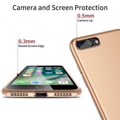 Dėklas X-Level Slim Guard Apple Iphone 7 Plus/8 Plus Auksinis  1