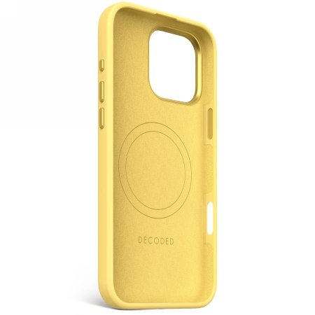 Silikoninis dėklas Decoded AntiMicrobial MagSafe iPhone 16 Pro Max - Geltonas 2 Silikoninis dėklas Decoded AntiMicrobial MagSafe iPhone 16 Pro Max - Geltonas 2