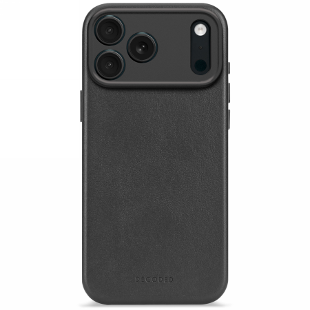 iPhone 17 Pro Max Decoded odinis MagSafe dėklas – juodas iPhone 17 Pro Max Decoded odinis MagSafe dėklas – juodas