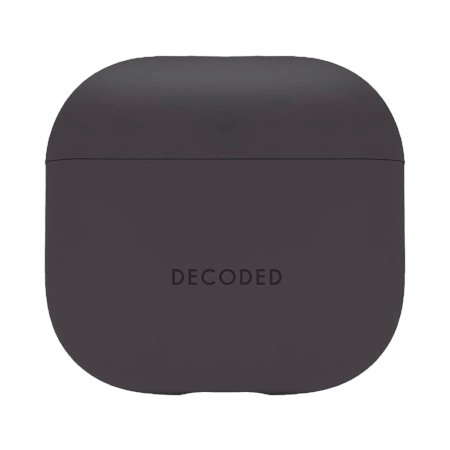 Decoded Silikoninis Aircase skirtas AirPods 4 - graphite Decoded Silikoninis Aircase skirtas AirPods 4 - graphite