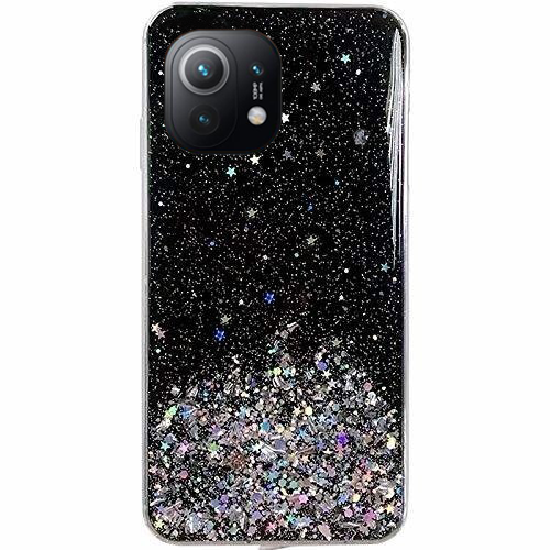Blizgus TPU dėklas Wozinsky Star Glitter Xiaomi Mi 11 Juodas Blizgus TPU dėklas Wozinsky Star Glitter Xiaomi Mi 11 Juodas