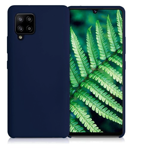 Dėklas Soft silicone by X-level Samsung A125 A12 tamsiai mėlynas