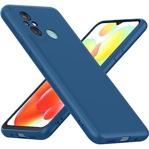 Dėklas Soft silicone by X-level Xiaomi Redmi 11A/12C/Poco C55 tamsiai mėlynas