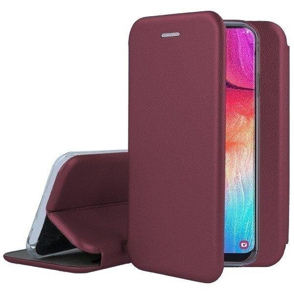 Dėklas Elegant wallet Samsung S916 S23 Plus 5G bordo
