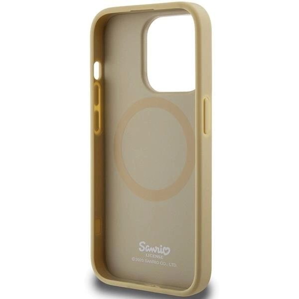 Dėklas Hello Kitty Leather Kitty Head MagSafe iPhone 15 Pro - Auksinis 6 Dėklas Hello Kitty Leather Kitty Head MagSafe iPhone 15 Pro - Auksinis 6