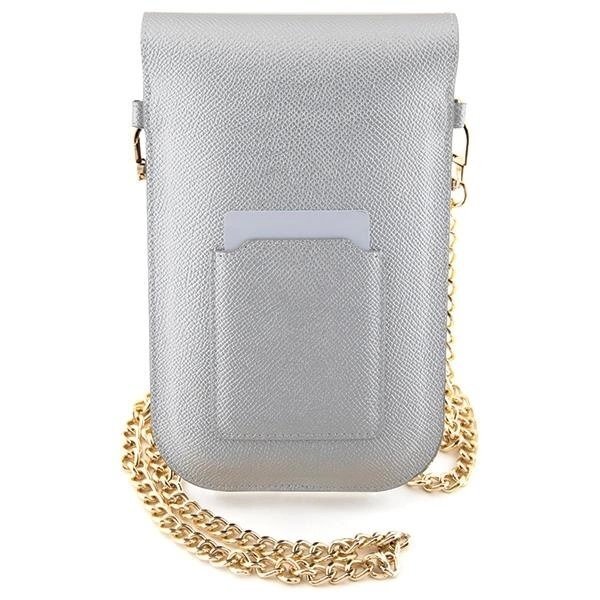 Dėklas Hello Kitty Leather Metal Logo Chain bag - Sidabrinis 1 Dėklas Hello Kitty Leather Metal Logo Chain bag - Sidabrinis 1