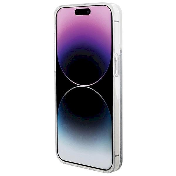 Dėklas Hello Kitty Liquid Glitter Charms Kitty Head iPhone 15 Pro Max - Sidabrinis 6 Dėklas Hello Kitty Liquid Glitter Charms Kitty Head iPhone 15 Pro Max - Sidabrinis 6