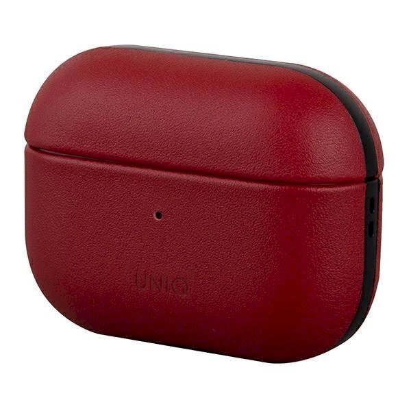 Dėklas Uniq etui Terra AirPods Pro Genuine Leather Raudonas Dėklas Uniq etui Terra AirPods Pro Genuine Leather Raudonas